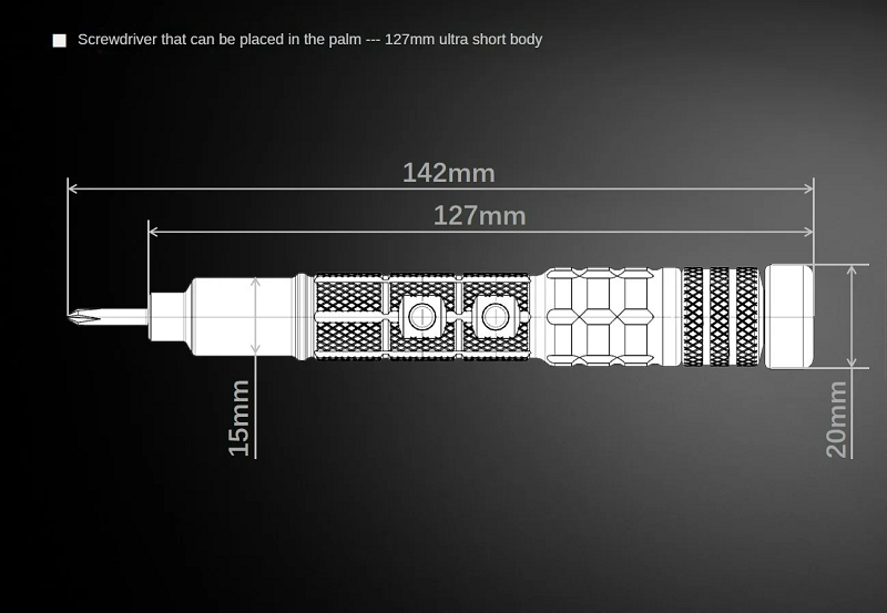 Bộ tua vít điện đa năng CS0601A CreationSpace 28 trong 1 dùng pin lithium